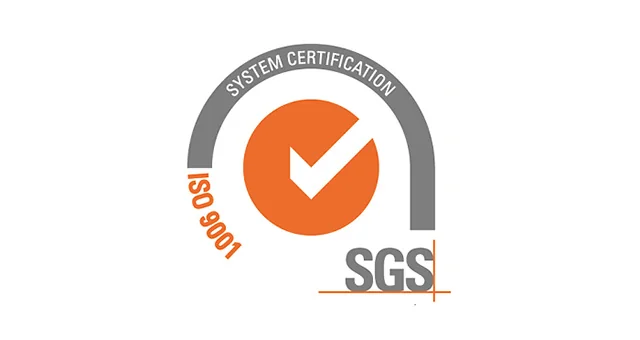 SGS ISO 9001 system certification