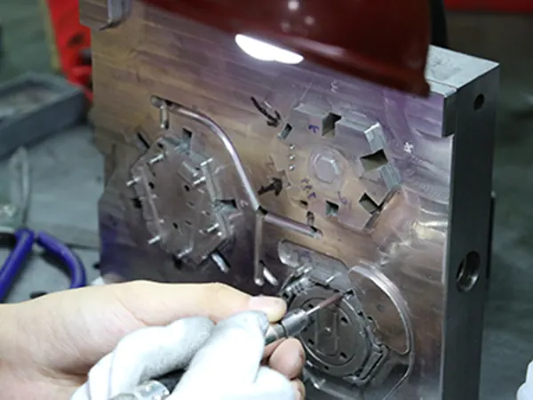 Precision finishing of injection mold tooling