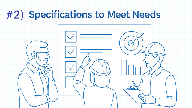 Specifications to Meet Needs