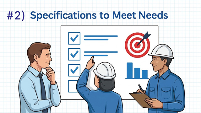 Specifications to Meet Needs
